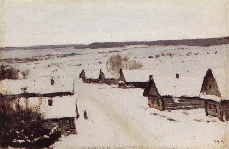 Levitan, Isaak Dore winter oil painting image